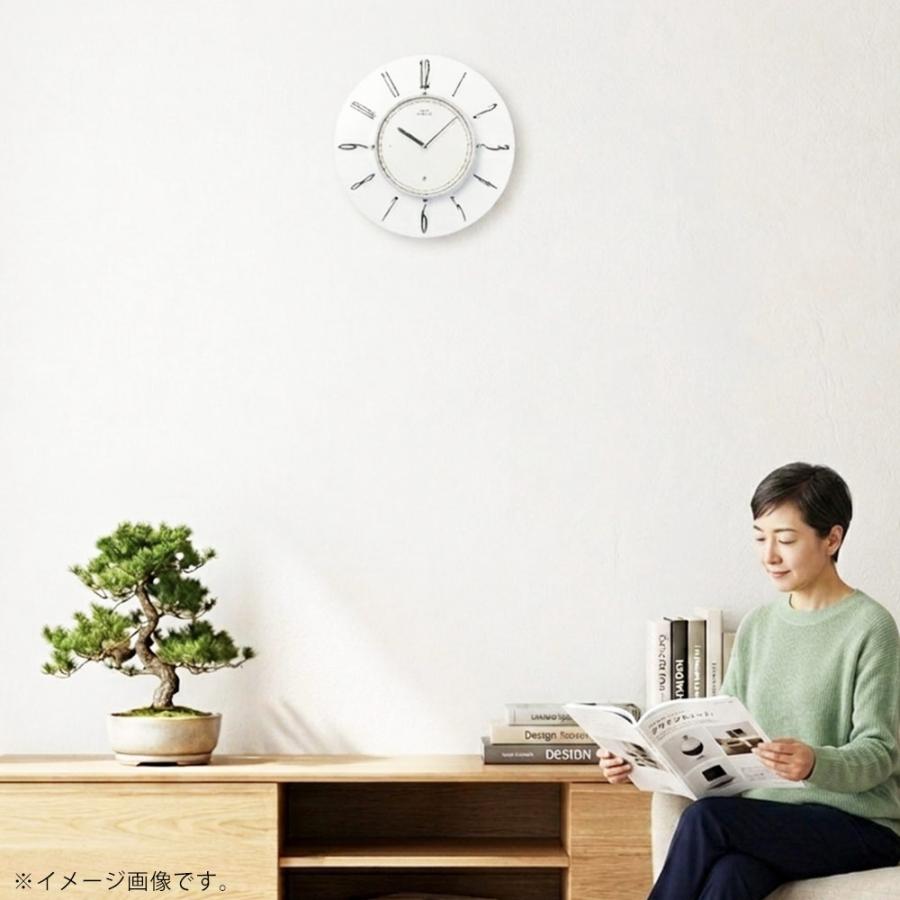 掛時計 エンブレム SEIKO セイコー 時計 掛け時計 電波時計 シンプル