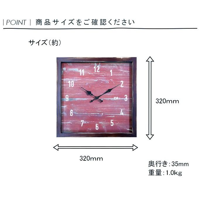 掛け時計 掛時計 アートフレーム おしゃれ アートクロック インテリアクロック インテリアアートパネル 壁掛け時計 アンティーク調 レトロ 木枠 木製 アナログ｜kplanning｜04