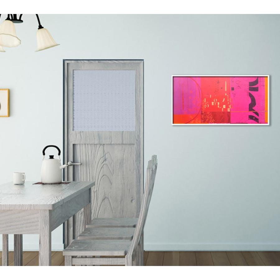 アートフレーム Elise Oudin Gilles Astral 絵画 抽象画 壁掛け 壁飾り ピンク ポスター アートパネルフレーム 額縁｜kplanning｜04