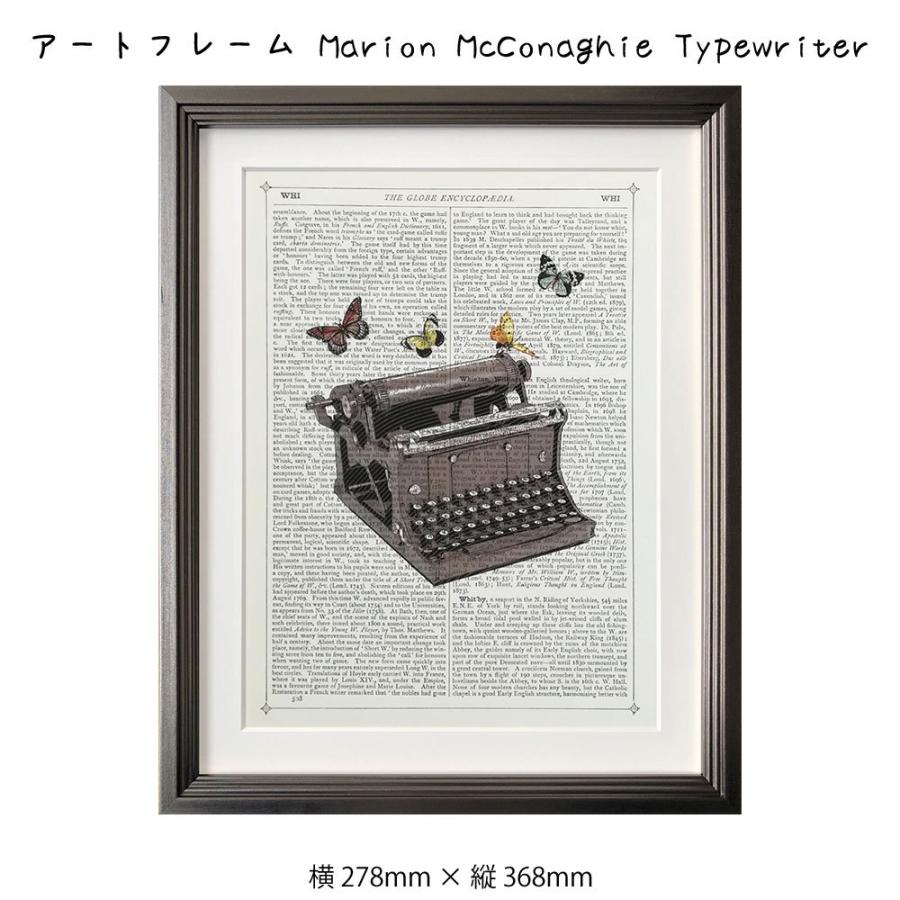 最安挑戦 白黒 イラスト アートポスター 壁飾り 壁掛け 絵 絵画 Typewriter Mcconaghie Marion アートフレーム モノクロ インテリア 278 368mm モノトーン レリーフ アート Bio Hemp Fr