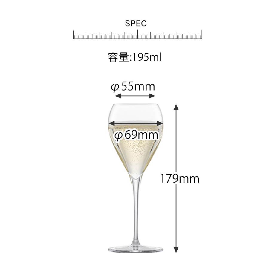 バースペシャル バンケットシャンパンEP １９５cc ６脚セット ZWIESEL シャンパングラス 正規品 グローバル GLOBAL wine ワイン ツヴィーゼル シャンパン_5
