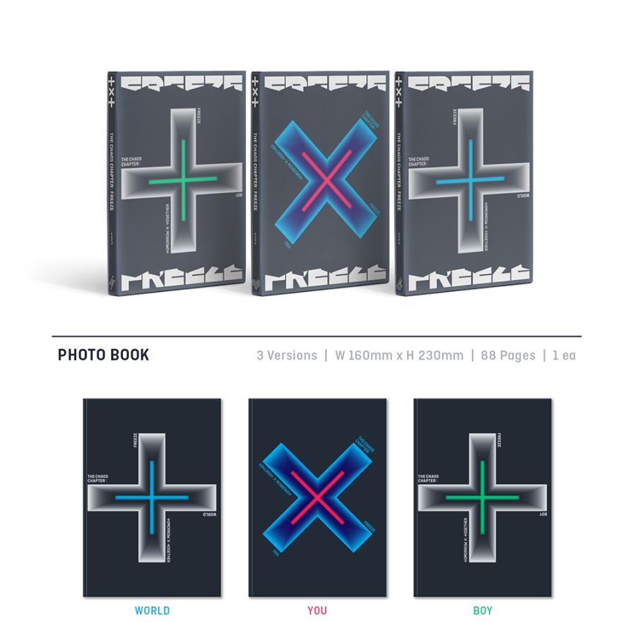 TOMORROW X TOGETHER アルバム 【 THE CHAOS CHAPTER : FREEZE 】【即納/ ランダム発送 】 TXT ALBUM トゥバ 公式グッズ｜kpopoutletmall｜02