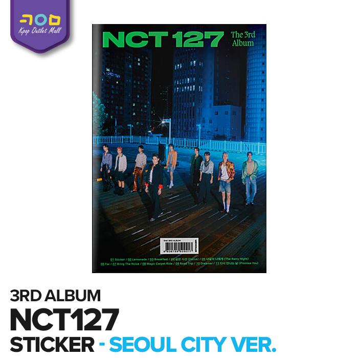 国際ブランド NCT127 正規3集 アルバム 【 Sticker - Seoul City Ver. - 】【予約/初回限定ポスター丸め