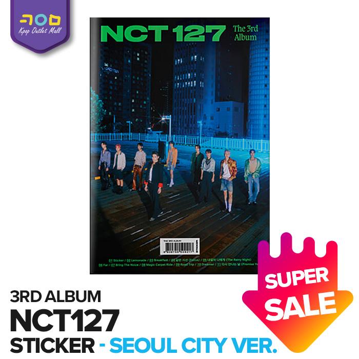Nct127 正規3集 アルバム Sticker 本日限定 Seoul City Ver 予約 初回限定ポスター丸めて付 公式 イリチル Nct 127 Full Album 3rd