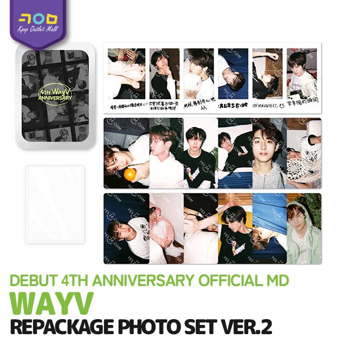 WayV 4th Anniversary OFFICIAL MD【予約】【 WayV 4周年記念 リパッケージフォトセット Ver.2 】  REPACKAGE PHOTO Set Ver.2 SMTOWN ＆STORE NCT 威神V 公式 :230117-1002:KPOP OUTLET  MALL 