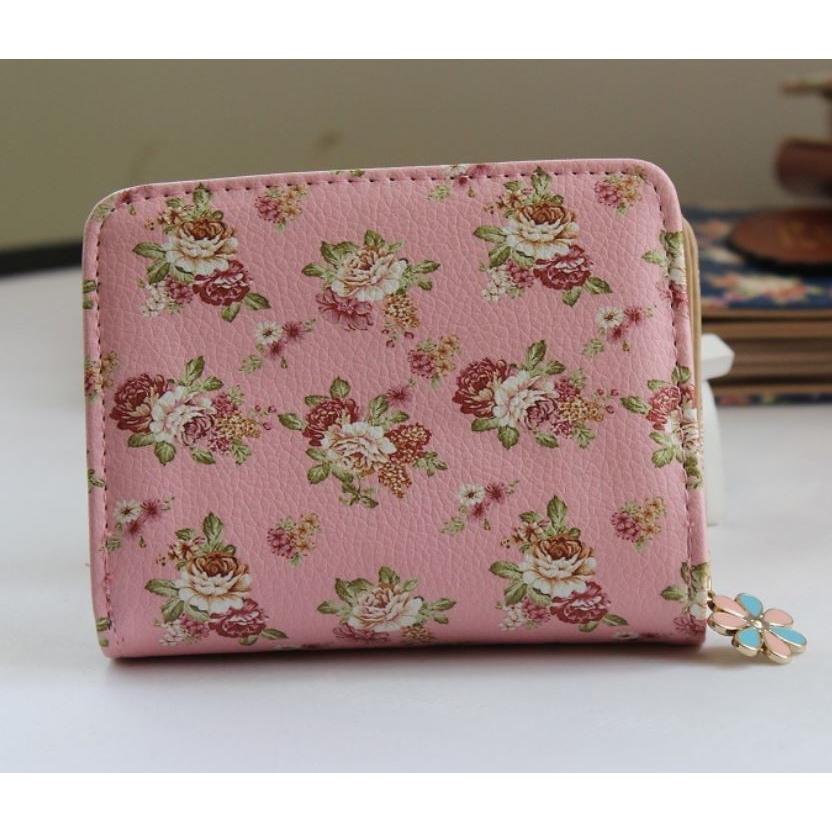 財布 花柄 2つ折り財布 かわいい レディース プレゼント 人気 女性用 安い 新品 サイフ さいふ オシャレ 可愛い カード入れ 小銭 Ccc28 Kqeenstore 通販 Yahoo ショッピング