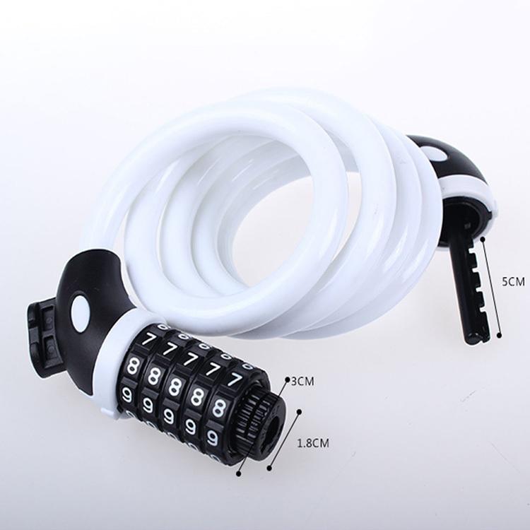 【クロスバイク】美品　ダイヤル式ワイヤーロック付き ダイヤル式 ワイヤーロック 自転車 盗難防止 ロードバイク クロス