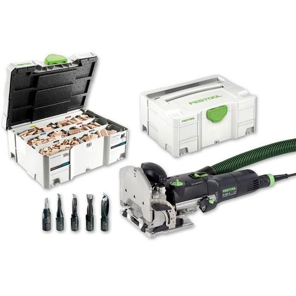 FESTOOL ドミノ ジョイントカッター DF500Q + ドミノチップとドミノカッター セット