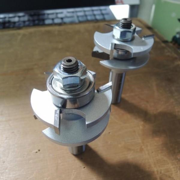 stax tools レール&スタイル 1/2”軸 2本入り (20140929-1A・1B) おすすめ ルータービット 穴加工 穴あけ 木工 家具 | 
