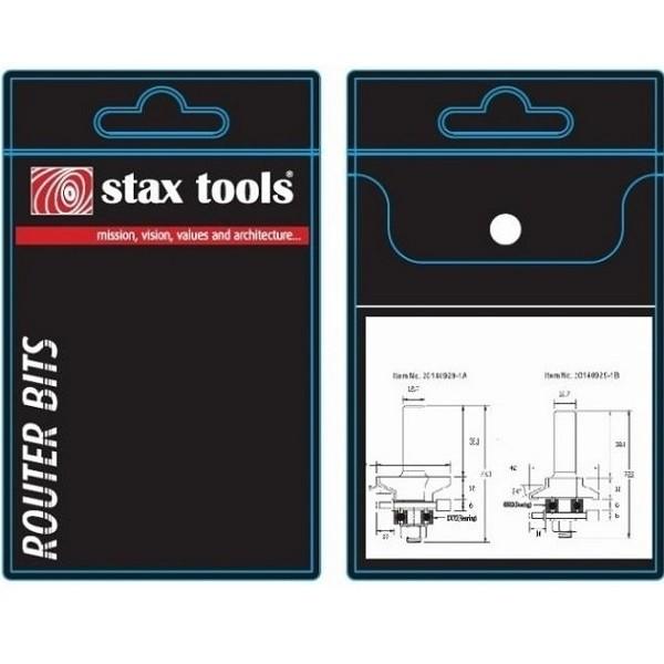 stax tools レール&スタイル 1/2”軸 2本入り (20140929-1A・1B) おすすめ ルータービット 穴加工 穴あけ 木工 家具 |  | 02