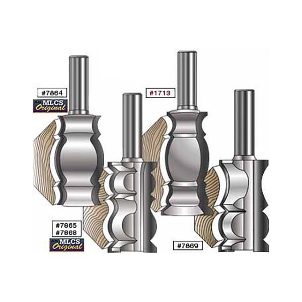 MLCS Crown/Cornice Molding Bits - クラウンモールディングビット | 
