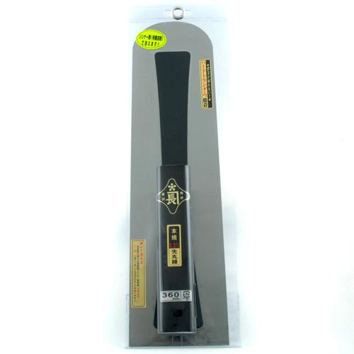 金長 先丸鏝本焼0.3黒塗角柄 360mm 【4977292802635】|kqlfttools|02