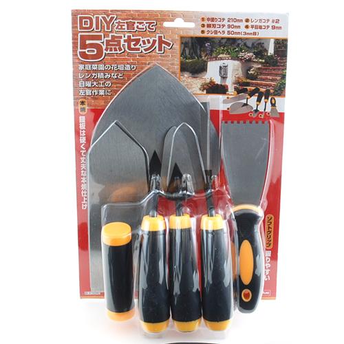 E-VALUE DIY左官鏝5点セット 【4977292816540】 |  | 01
