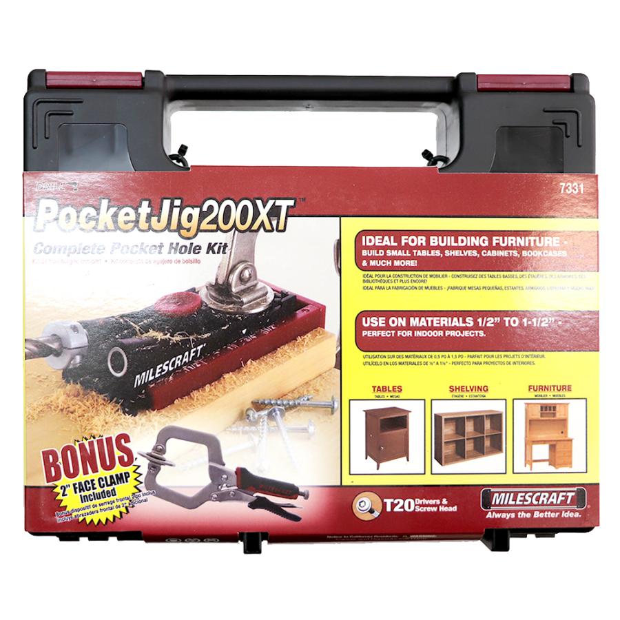 MILESCRAFT 7331 PocketJig 200 XT ポケットホールジグ MILESCRAFT 7331 PocketJig 200 XT ポケットホールジグ