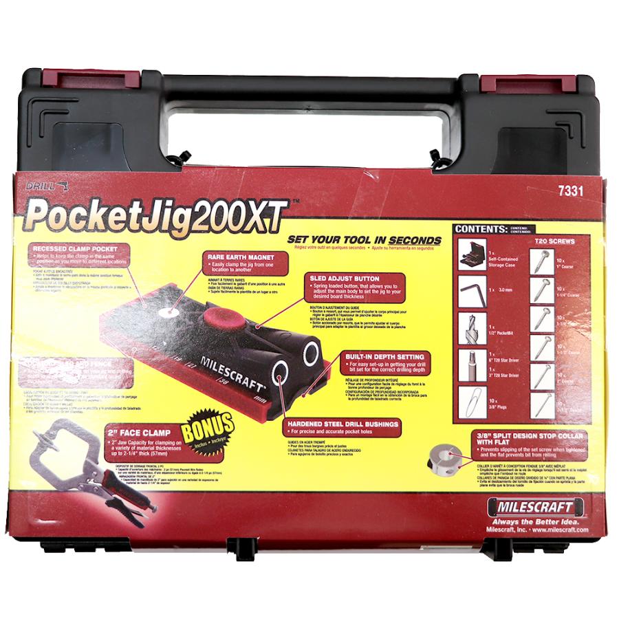 ひとすけ様、専用、ポールマイヤー、ジグジグラーセット。 MILESCRAFT 7331 PocketJig 200 XT ポケットホールジグ