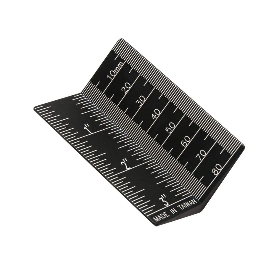 stax tools ドリルストップ測定ゲージ (インチ/ミリ兼用) 定規 スコヤ