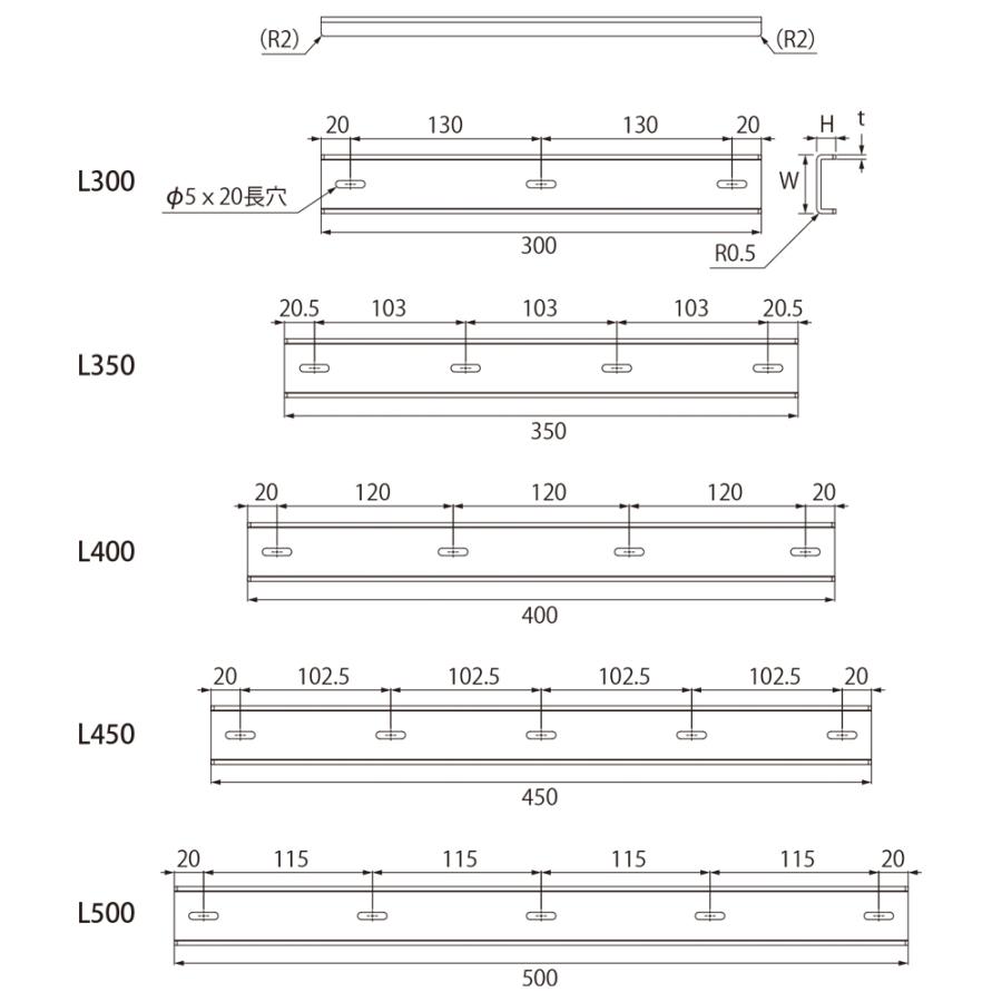 天板反り止め金具 450mm (高さ13mm) : KQLFT TOOLS - 通販 - Yahoo