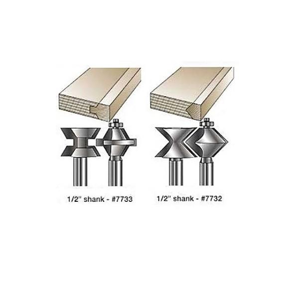 MLCS #7732 Edge Banding Router Bits ( 90? / 1-1/2