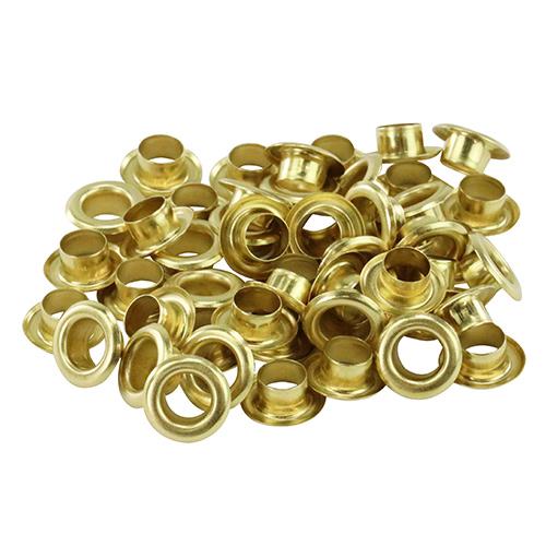 SK11 両面ハトメ玉 真鍮 7mm NO.22MT 50クミ 【4977292144957