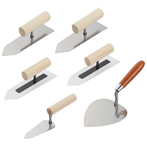 赤長 左官鏝6点セット 6pcsセット 【4977292816878】 : KQLFT TOOLS