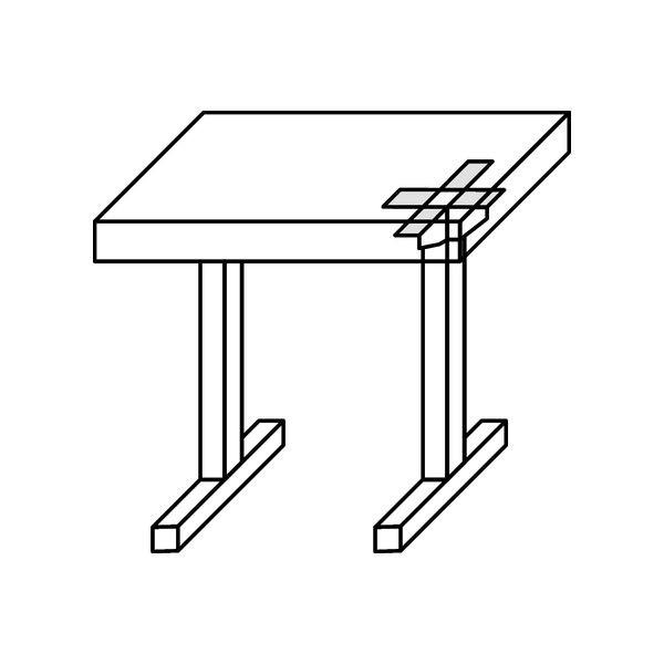 HAFELE テーブル脚 大型家具用L字金具 #641.01.711 |  | 02