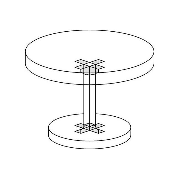 HAFELE テーブル脚 大型家具用L字金具 #641.01.711 |  | 03