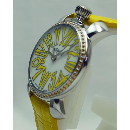 GaGa MILANO 6025.06 イエローストーン付きモデル