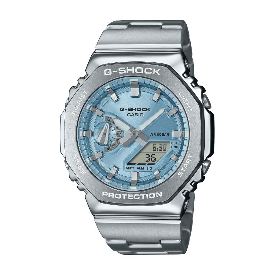 カシオCASIO G-SHOCK Gショック ジーショック Newデジタル アナログコンビ メタルブレス GM-2110D-2AJF