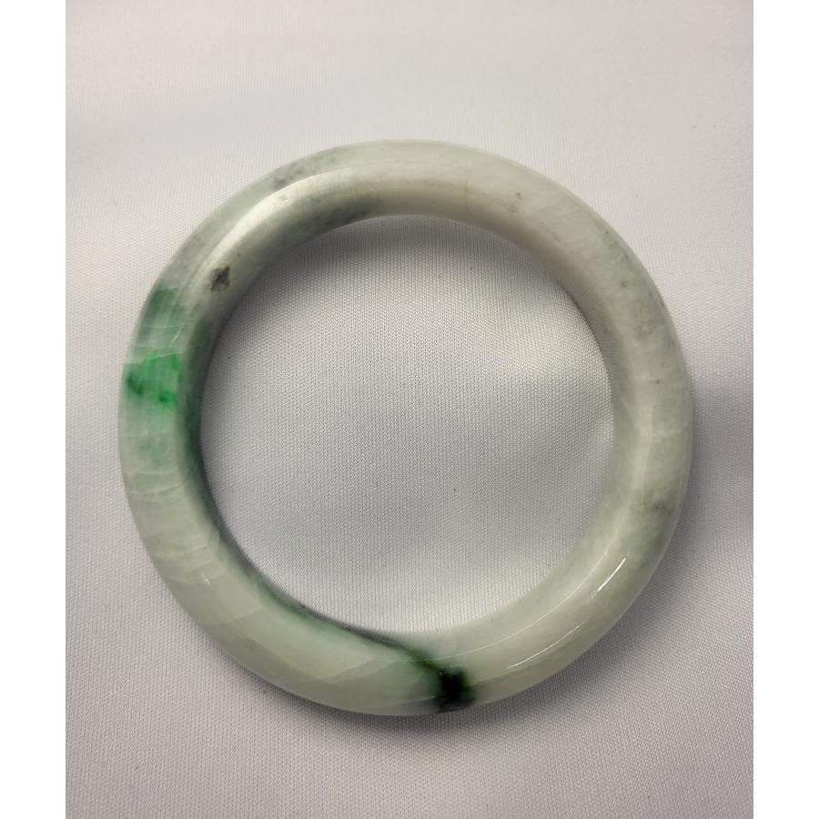 翡翠 （ひすい）バングル 14mm 天然石 パワーストーン ブレスレット 
