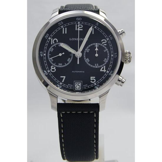 ロンジン/ヘリテージ　ミリタリー　1938　クロノグラフ/L2.790.4.53.0