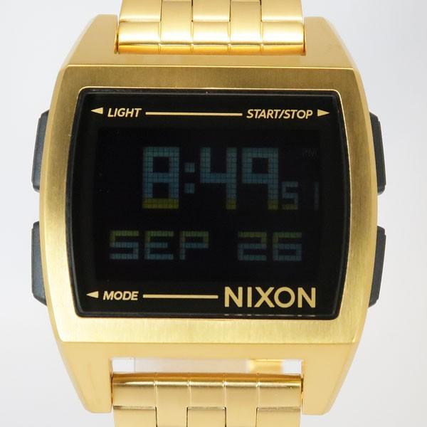 NIXON ニクソン BASE ALL GOLD ベース オールゴールド 腕時計 メンズ クオーツ デジタル 38mm A1107-502