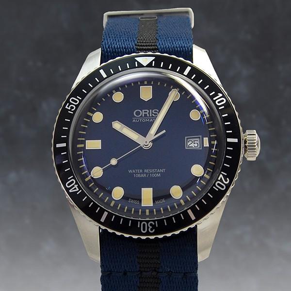 オリス ORIS ダイバーズ65 42mm サテン 733 7720 4055D　BL｜kr-2004