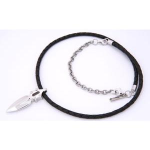 POLICE ポリス ネックレス IMPACT インパクト ブラックレザー POLICE ポリス ネックレス IMPACT インパクト ブラックレザー