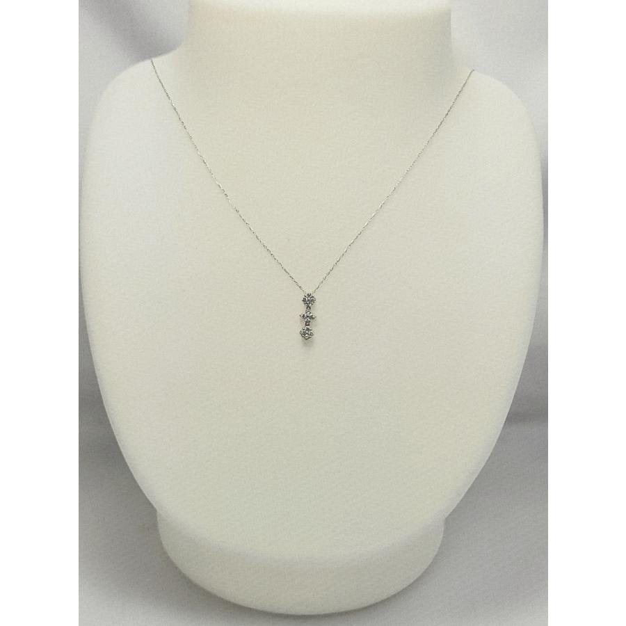 Pt950 プラチナ diamonnd ダイヤモンド  0.20ct ネックレスの画像