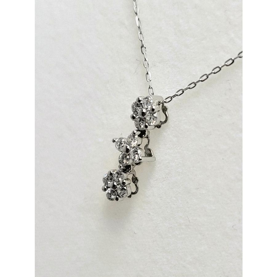 Pt950 プラチナ diamonnd ダイヤモンド  0.20ct ネックレスの画像