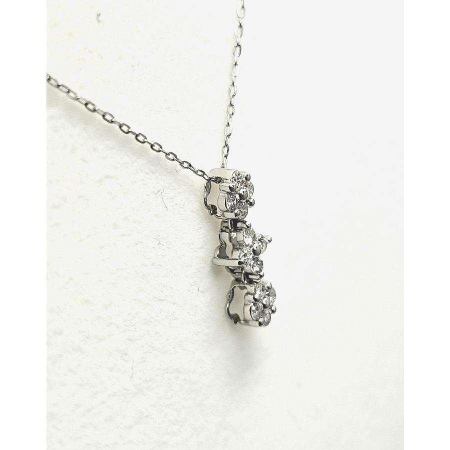 Pt950 プラチナ diamonnd ダイヤモンド  0.20ct ネックレスの画像
