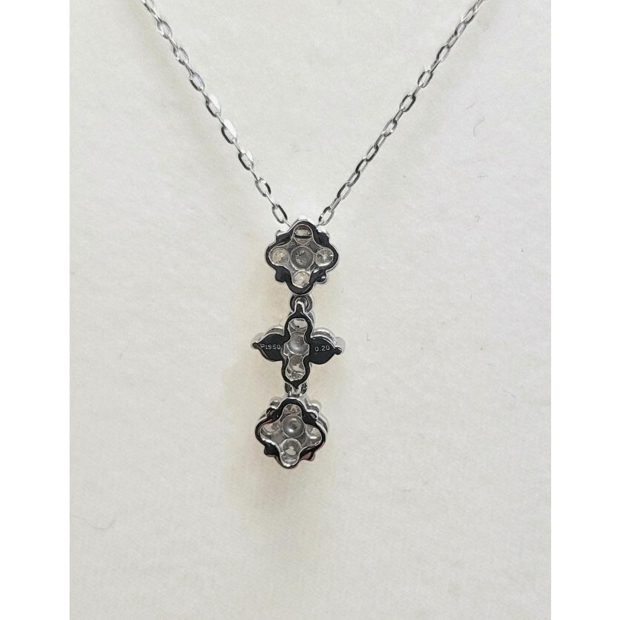Pt950 プラチナ diamonnd ダイヤモンド  0.20ct ネックレスの画像