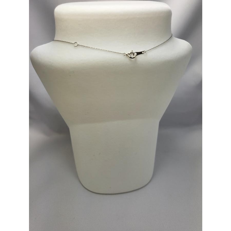 Pt950/Pt850 プラチナ ダイヤモンド 0.2ct リボン ネックレス : K・R