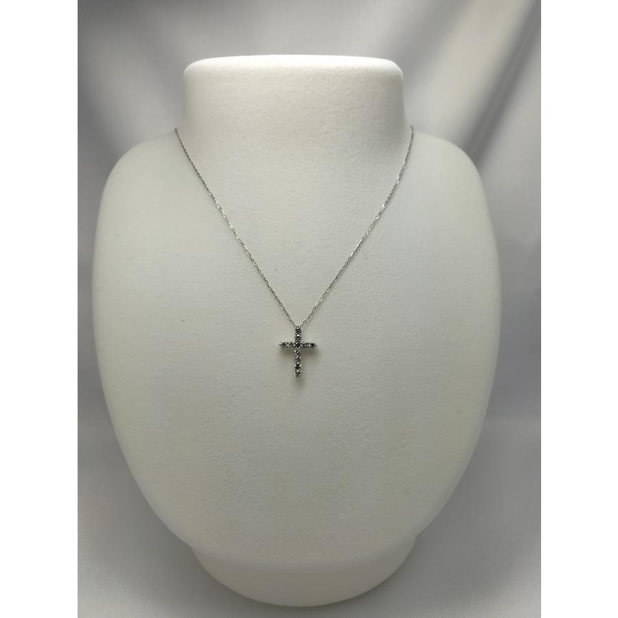 プラチナ Pt950/ダイヤモンド diamond/0.50ct クロス cross ネックレスの画像