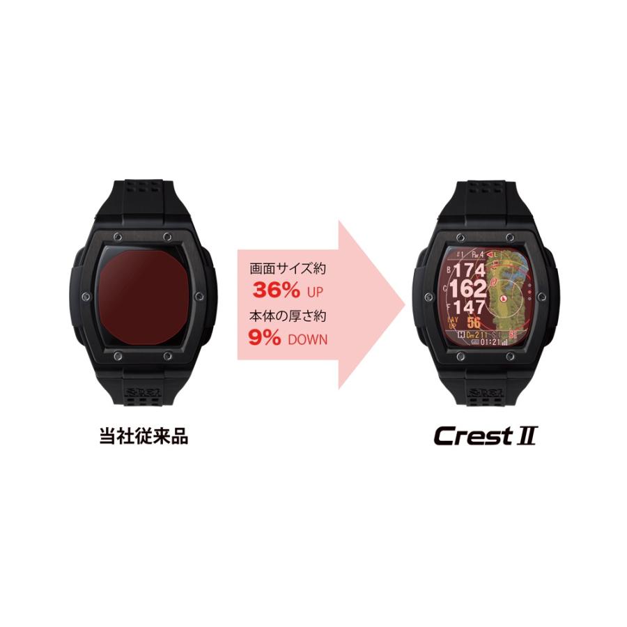 ShotNavi（ショットナビ） 【正規品】 ゴルフナビ CREST2 ホワイト