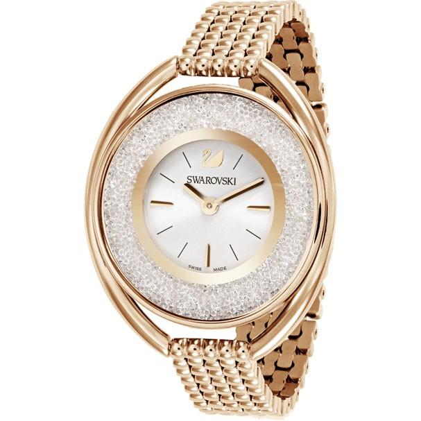 SWAROVSKI スワロフスキー Crystalline Oval Rose Gold Tone ブレスレット クリスタルライン オーバル ...