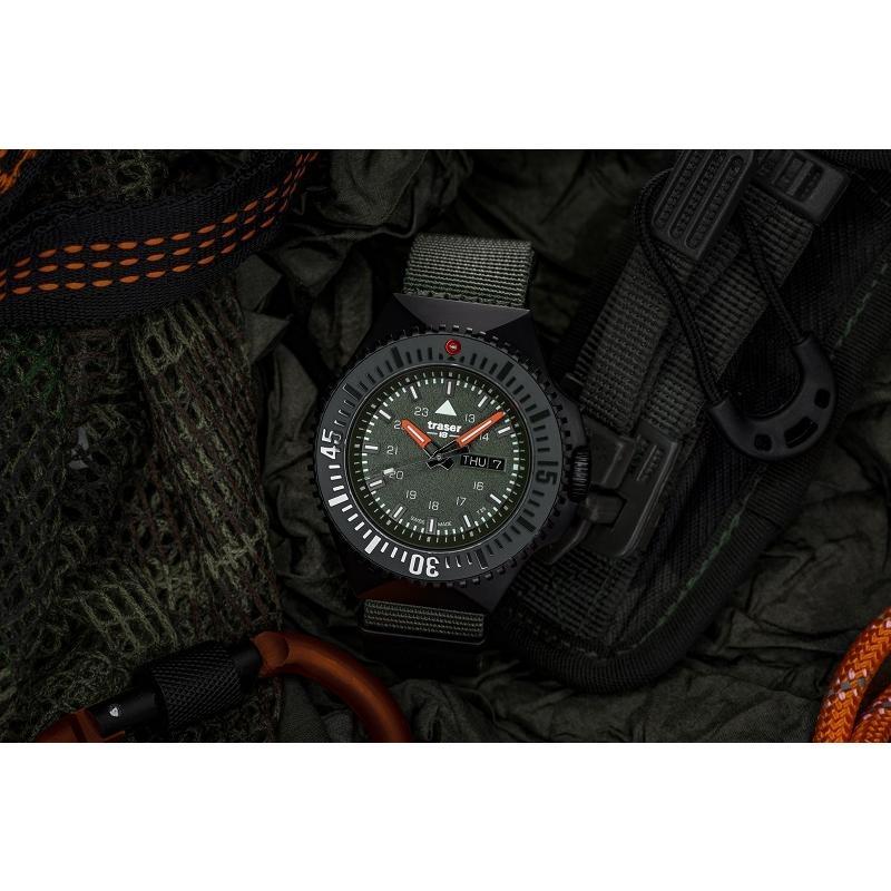 TRASER トレーサー　腕時計　メンズ　クォーツ　P69 Black Stealth Green 9031600【国内正規】の画像