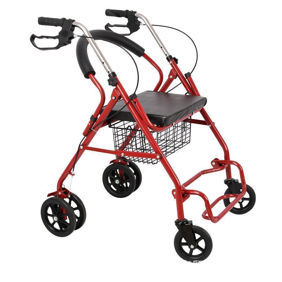 [大特価] シルバーカー 車椅子 軽量 折りたたみ 手押し車 歩行器 高齢者 屋外 老人 家庭 買い物 散歩 コンパクト 小型 ノーパンク 介助 持ち運び 買い物カート 【1715371465】(9107円)