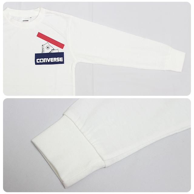 Tシャツ 長袖 キッズ ジュニア 男の子 子供 コンバース CONVERSE 長袖Tシャツ 130cm 140cm 150cm 160cm｜kr-store23｜04