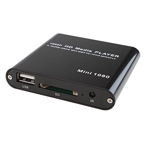 超ミニサイズマルチメディアプレーヤー ブラック HDMI端子搭載 簡単接続 SDカード・USBメモリー再生可 HDD接続可 FMTHDMD2002｜kr-store｜03