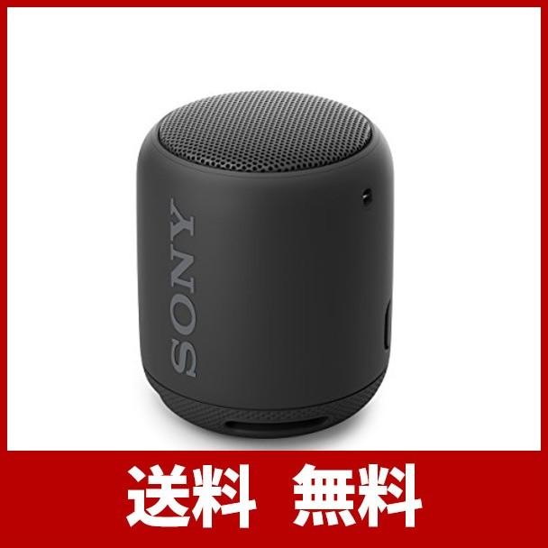ソニー SONY ワイヤレスポータブルスピーカー 重低音モデル SRS-XB10 : 防水/Bluetooth対応 ブラック SRS-XB10 B｜kr-store