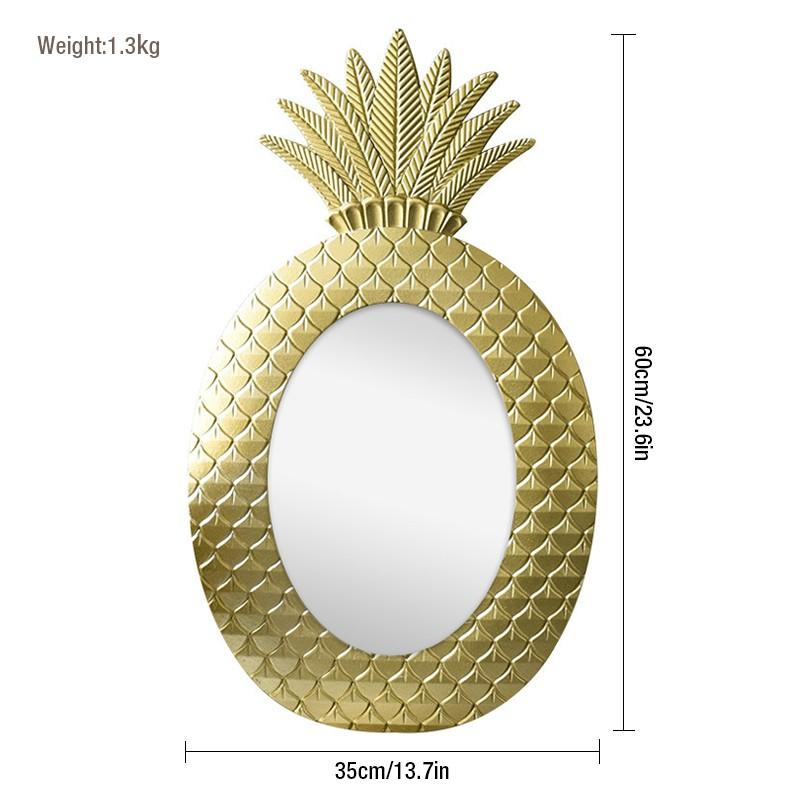 壁掛け鏡 ウォールミラー ヴィンテージパイナップル 幾何学模様ゴールデン壁装飾ミラー 寝室ドレッシングミラー 窓モデル装飾パイナップル花瓶 Okui4 Kra ヤフーshop 通販 Yahoo ショッピング