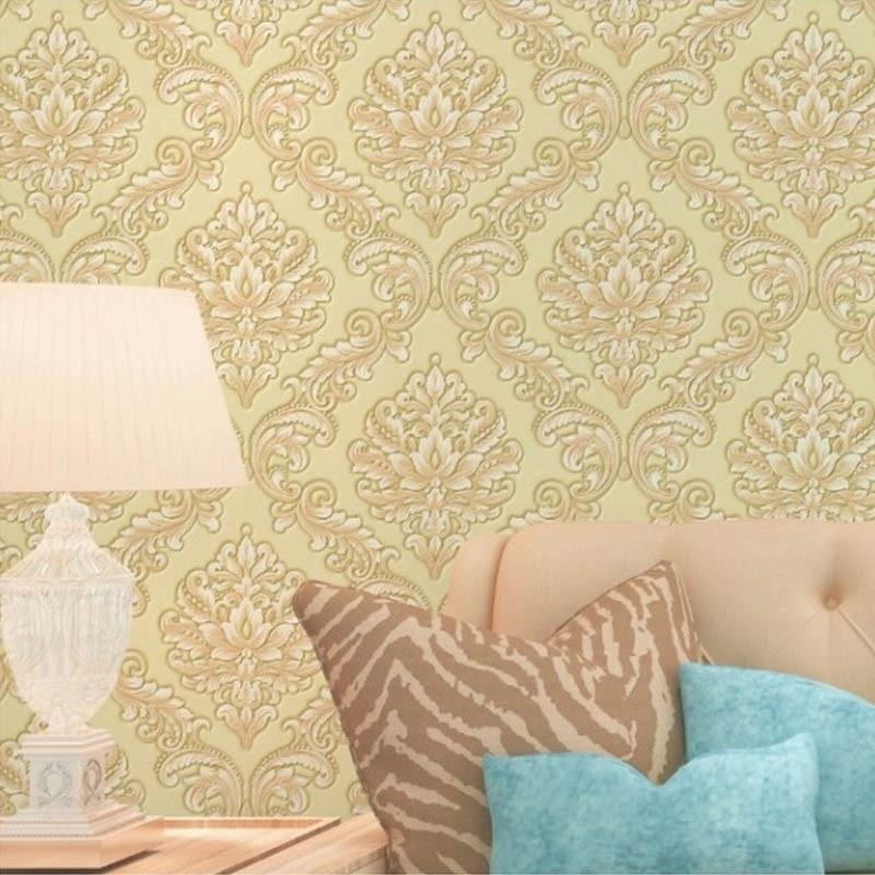 Diy 工具 住宅設備 内装 壁紙 ３d 壁紙 53 1000cm ヨーロッパ風 ダマスク模様 Pvc 防水 カビ対策 おしゃれクロス インテリア Okui49 Kra ヤフーshop 通販 Yahoo ショッピング