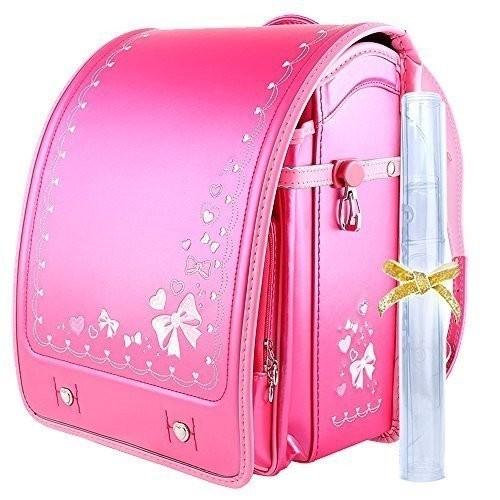クーロンcoulombランドセル女の子用ピンク刺繍色選択可小学生入学祝い子供スクールバッグ 100 本物保証