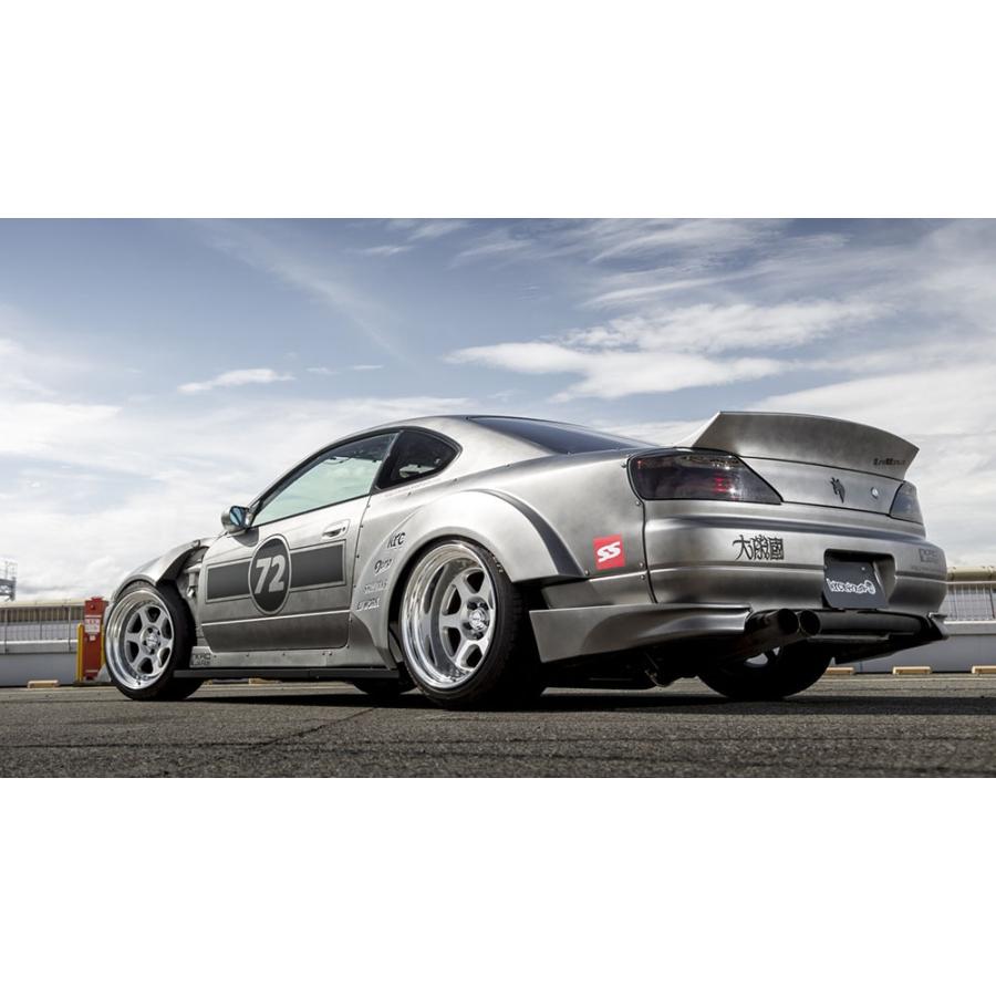 シルビア　S15ワイドフェンダー　ワンダーフェンダー　50mm 加工品　美品 S15シルビア用GT・フロントワイドフェンダー50mm